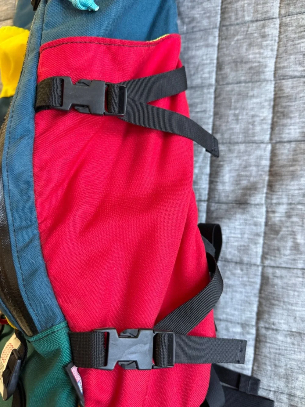Vintage Topo Designs Mountain Pack Climbing Travel Hiking - Custom Nat Geo Patch